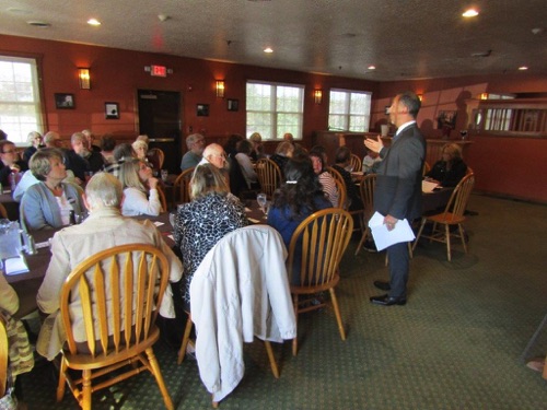 2017 Fall Luncheon - Ridgeview Restaurant with  Carmine Inserra, the speaker.